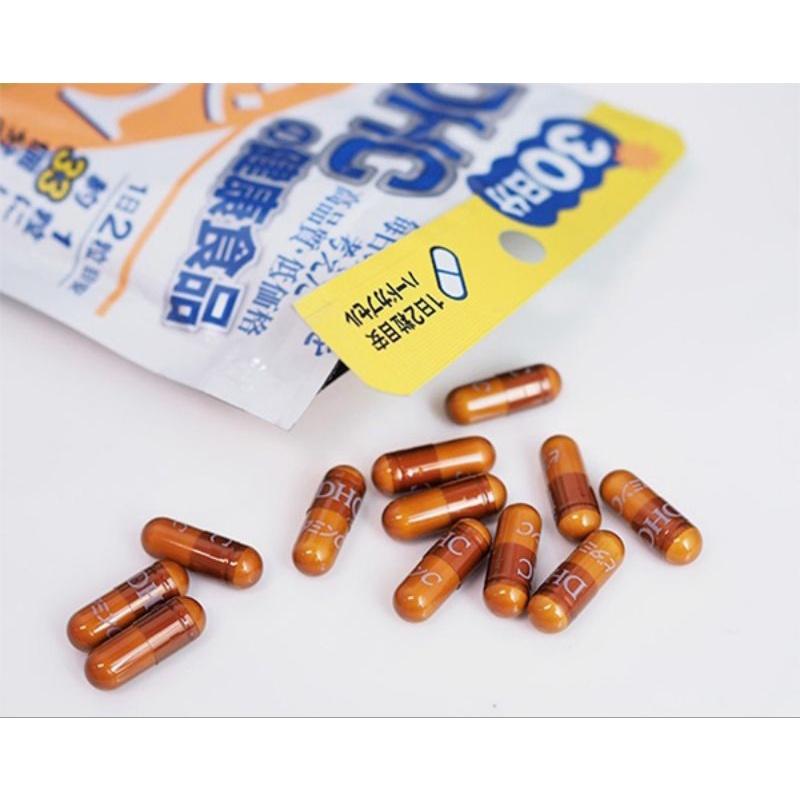 Viên Uống DHC Vitamin C Nhật Bản Giúp Sáng Da Mờ Thâm 30/90 Ngày