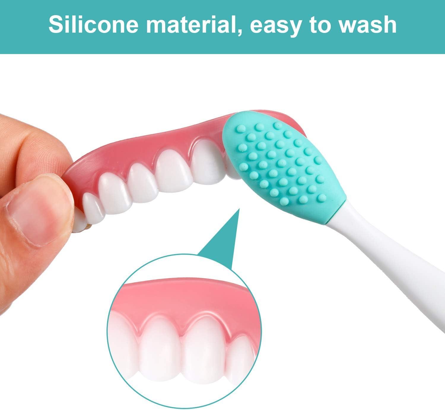 Răng giả Veneer tức thì Thoải mái Nụ cười phía trên Răng trắng Răng thẩm mỹ Răng giả tạm thời Bộ dụng cụ trám răng linh hoạt để che đi những chiếc răng bị mất