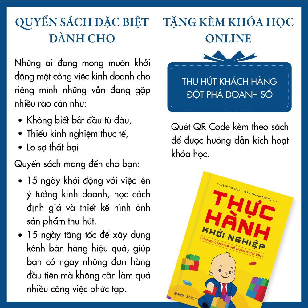 Thực Hành Khởi Nghiệp - Từng Bước Nhỏ Làm Chủ Doanh Nghiệp Lớn