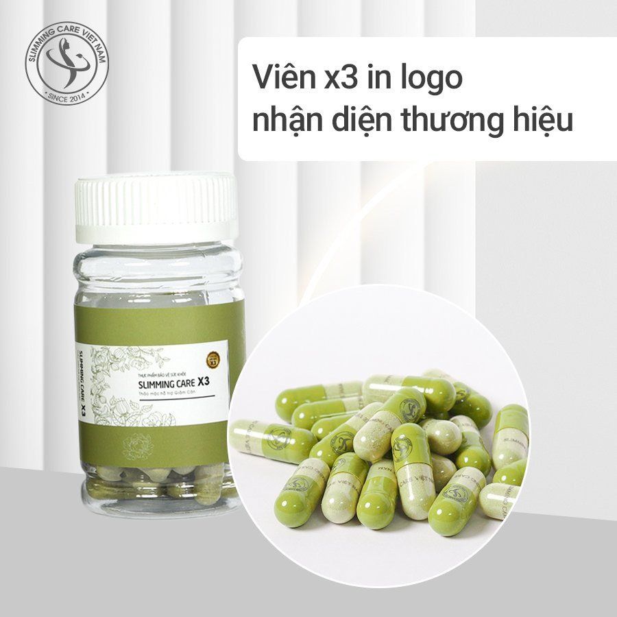 Comnbo 2 hộp thực phẩm bảo vệ sức khỏe thảo mộc Slimming Care số 1 (30 viên)