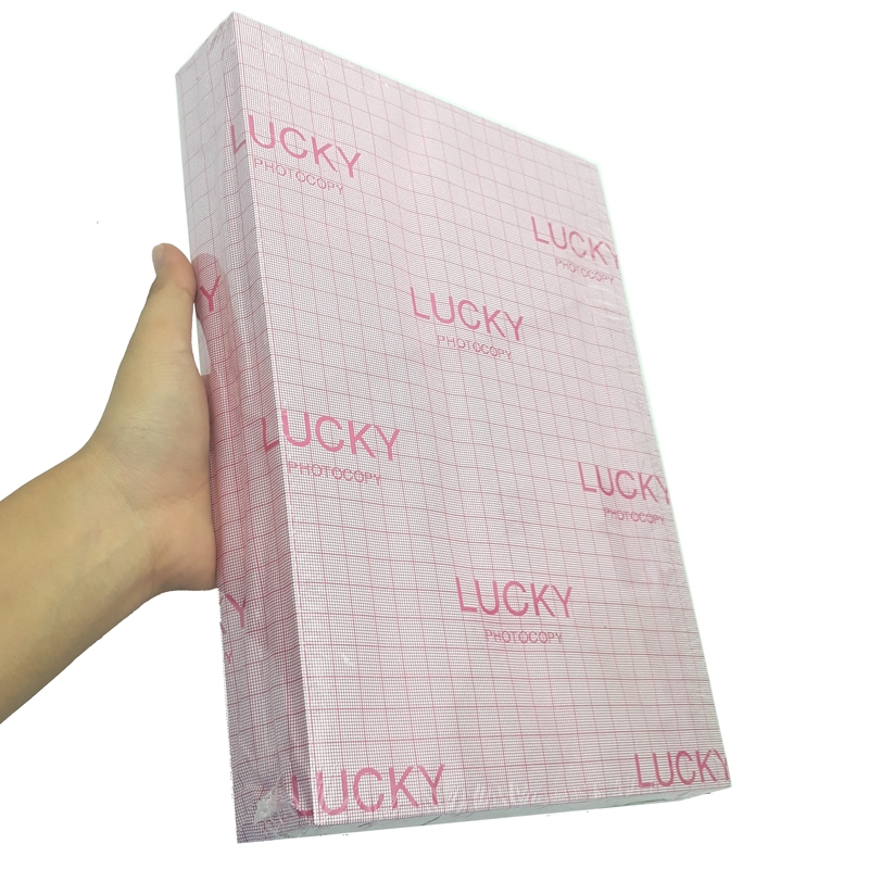 Giấy Photo Lucky A4 70gsm - Màu Hồng