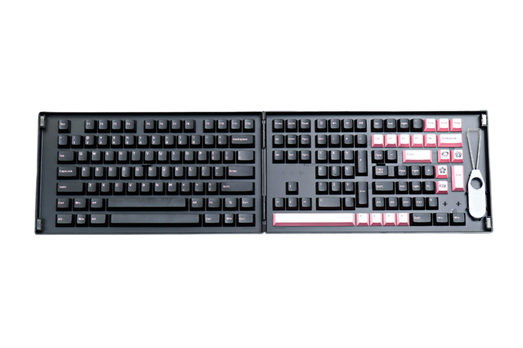 Set Keycap AKKO Black Pink Dancer (PBT Double-Shot/Cherry profile/229 nút) - Hàng Chính Hãng