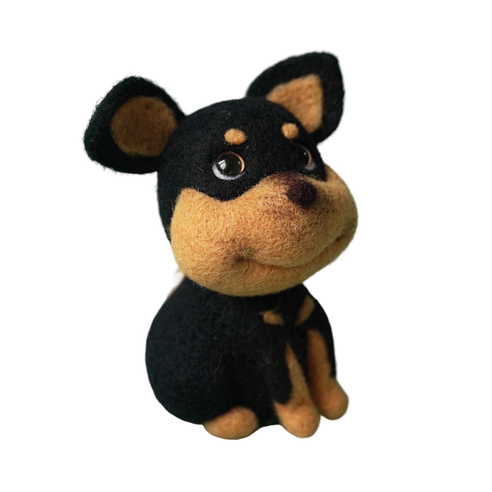 Felting Starter Kit Wool Felting Material Package Puppy Felt Craft Kits Birthday Gift