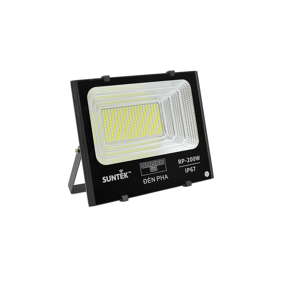Đèn Pha Năng Lượng Mặt Trời SUNTEK RP-200W - Sáng suốt đêm | Tự động Bật/Tắt | Điều khiển Từ Xa | Chống Nước/Bụi/Sét | Tuổi thọ bóng LED 50.000 giờ - Hàng Chính Hãng - Bảo hành 18 tháng 1 đổi 1