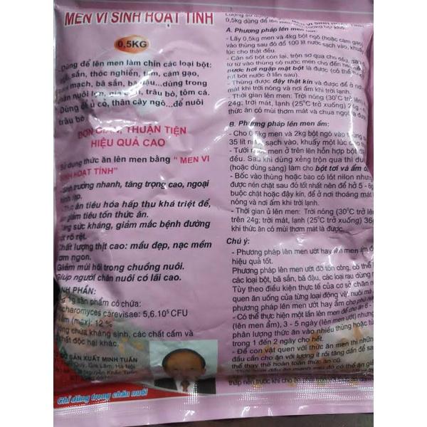 1kg Men Vi Sinh Hoạt Tính Dùng Để Ủ Thức Ăn Chăn Nuôi Trâu, Bò, Lợn, Gà, Vịt...