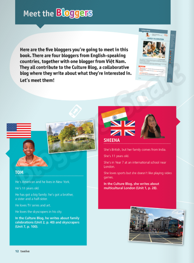 Tiếng Anh 6 Bloggers - Smart - Student's Book