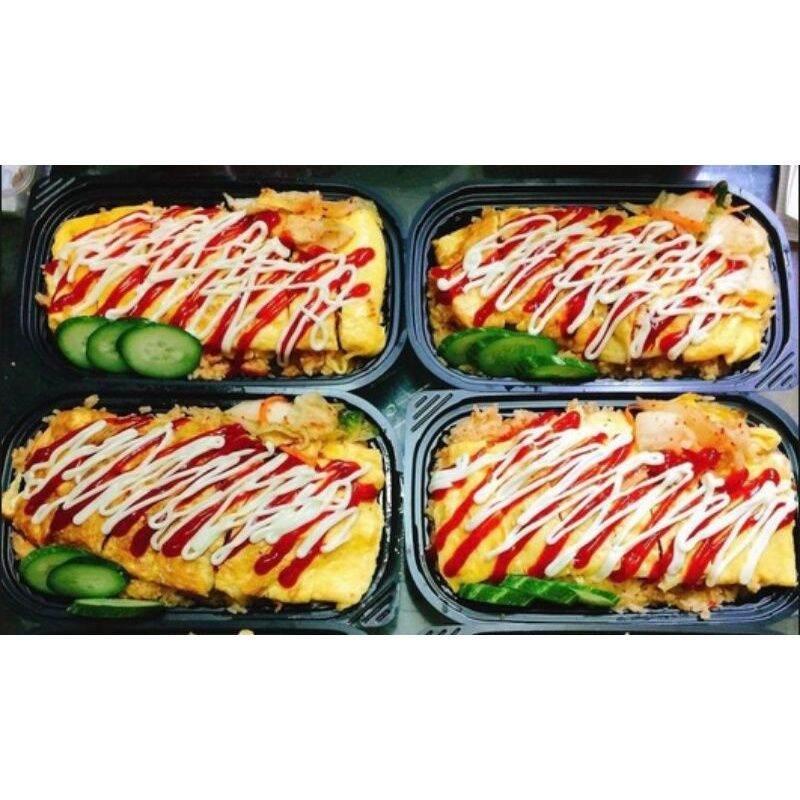 Hộp đế đen 1 ngăn đựng thực phẩm