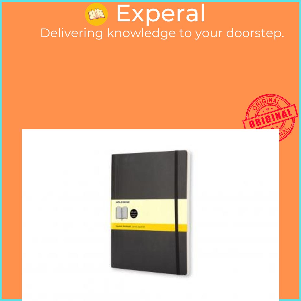 Sách - Moleskine Soft Extra Large Squared Notebook Black by Moleskine