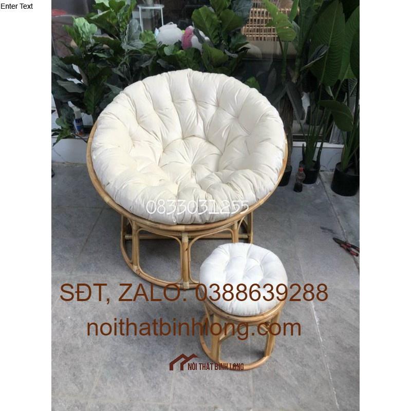 papasan decor phong cách Bắc Âu ( mây tự nhiên)