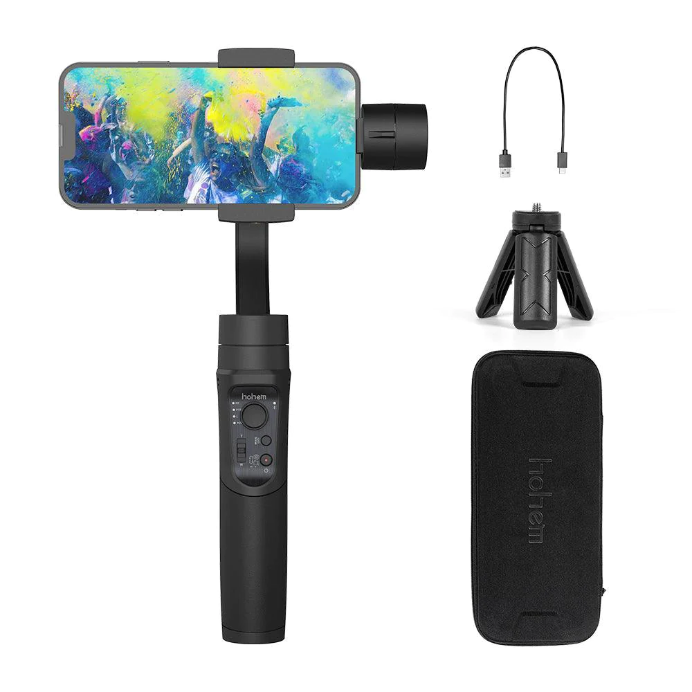 Hohem iSteady Mobile Plus - Tay Cầm Gimbal Chống Rung Dành Riêng Cho Điện Thoại Smartphone, Nhận Diện Khuôn Mặt, Theo Dõi Chuyển Động, Hoạt Động 12 Giờ - Hàng chính hãng - Bảo hành 12 tháng