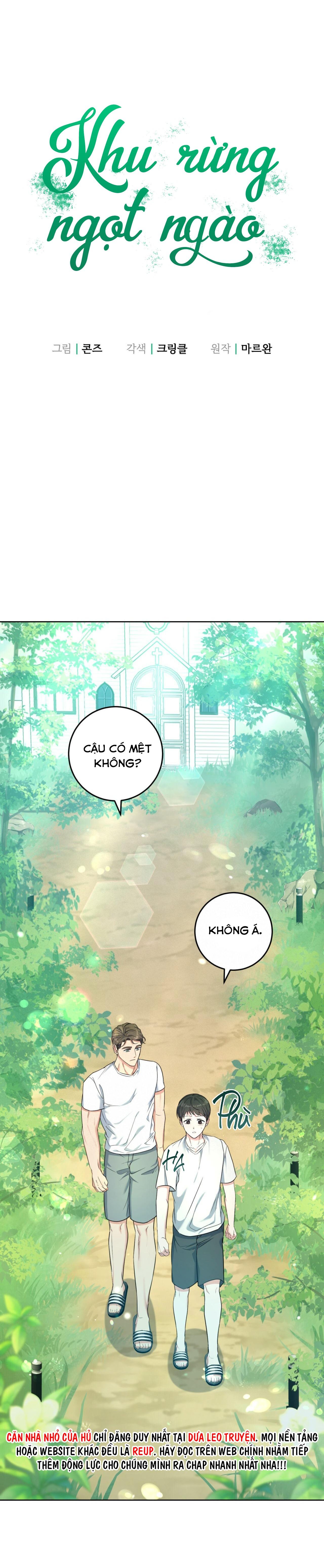 khu rừng ngọt ngào chapter 3 4