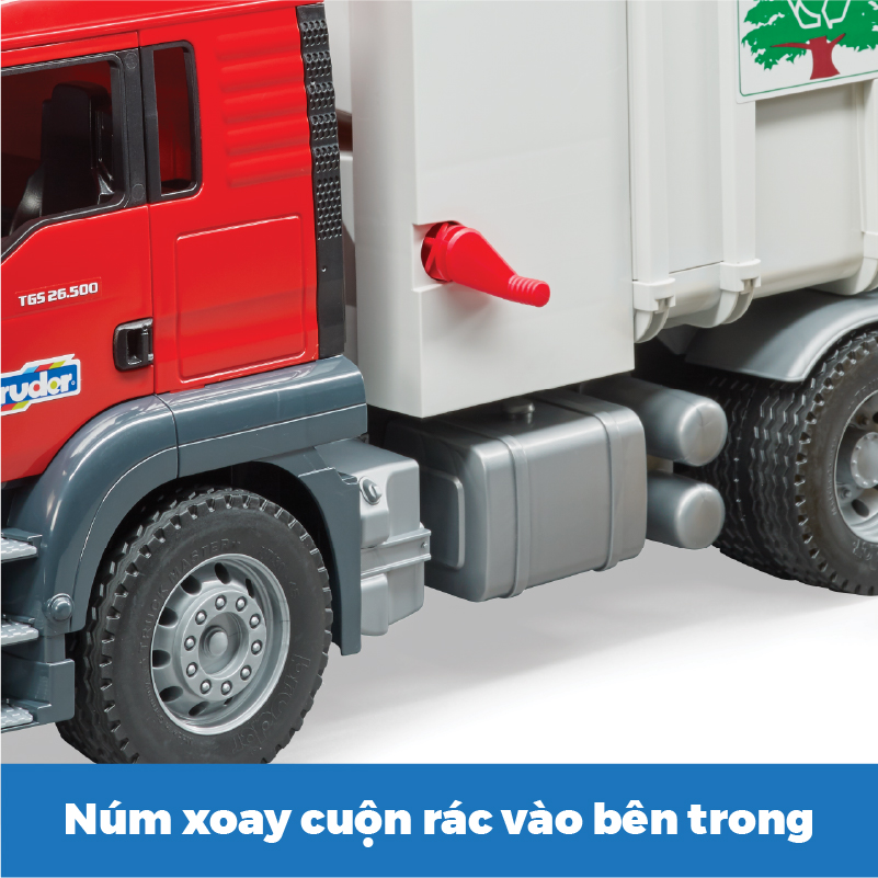 Đồ Chơi Dạng Mô Hình Theo Tỷ Lệ Thu Nhỏ 1:16 Xe Rác Man TGS BRUDER