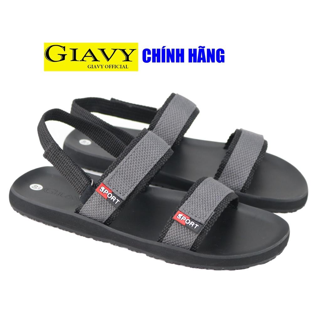 Dép quai hậu nam Giavy kiểu dáng 2 dây ngang SL543