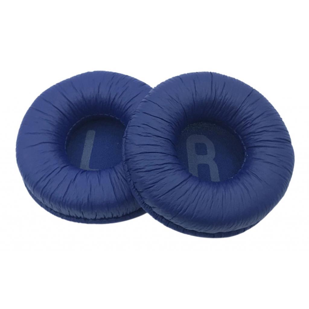 2xEar Pads Cushion Cover For JBL Tune600BTNC T500BT T450BT Headphone Blue