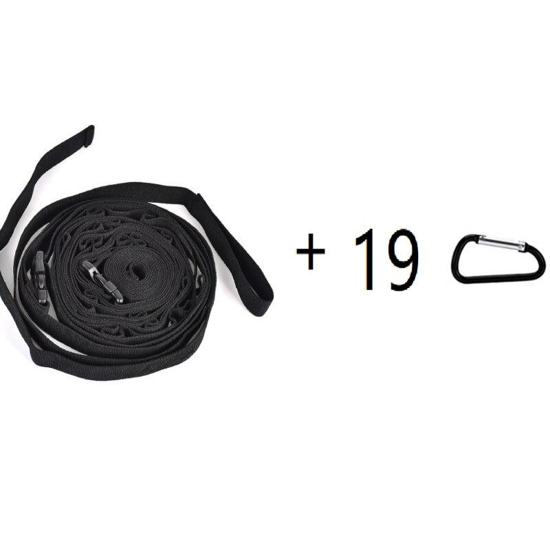 Multifunctional Tent Rope Lanyard Lamp Hanging Tool Hiking Clothesline With Carabiner Camping Accessories Outdoor Camping Tools