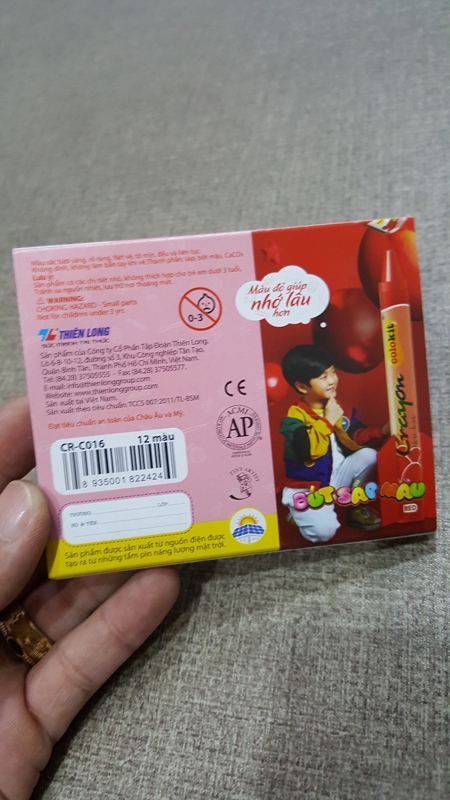 Bộ 3 Sáp Màu Colokit CR-C016 - 12 Màu
