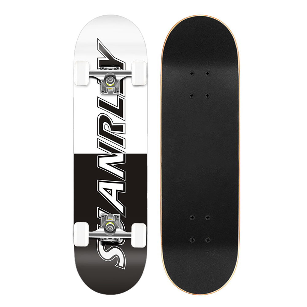 Ván trượt thể thao skateboard 80cm cao cấp đạt chuẩn thi đấu, 8 lớp gỗ phong ép mặt nhám, siêu bền, siêu chịu lực.