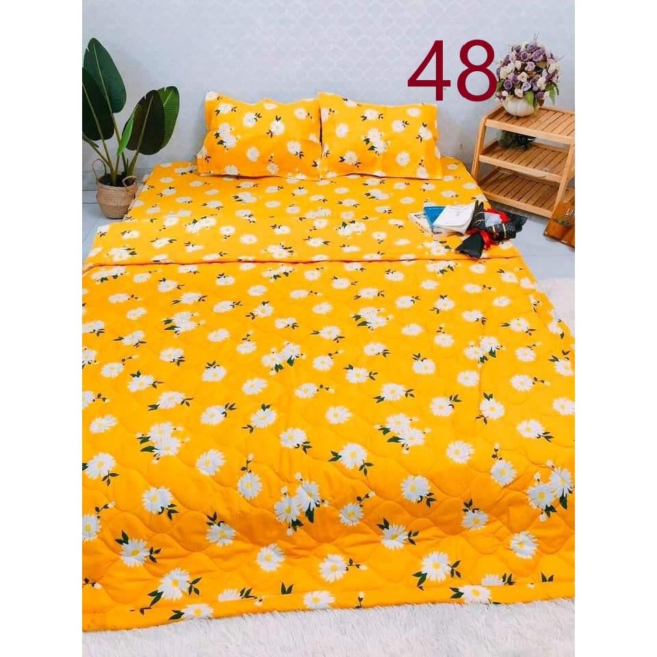 Trọn Bộ Chăn Ga Vỏ Gối 5 Món Mẫu Mới Siêu Đẹp Được Chọn Mẫu
