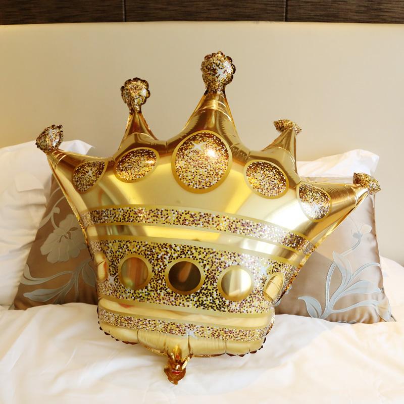 Bong Bóng Hình Vương Miện Dùng Trang Trí Tiệc Sinh Nhật