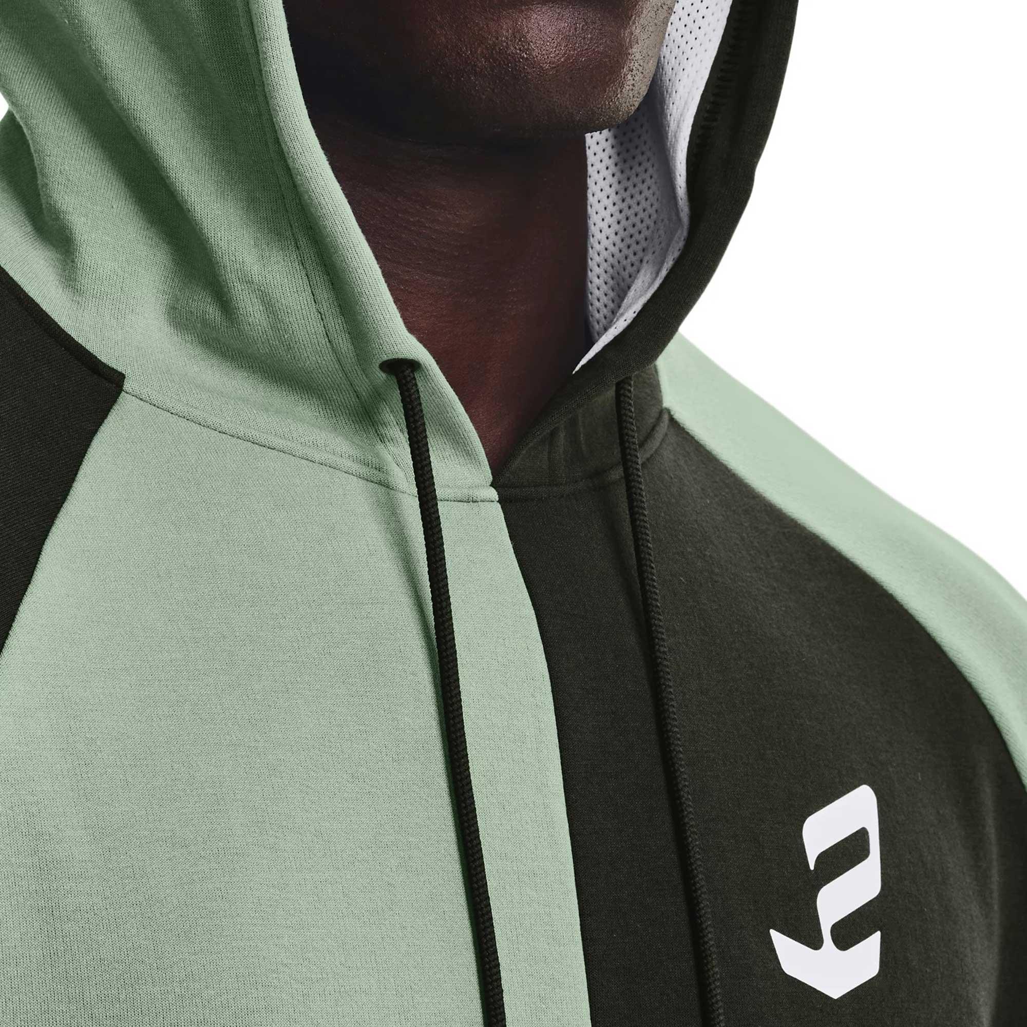 Áo khoác hoodie tay dài bóng rổ nam Under Armour Embiid - 1366531-348