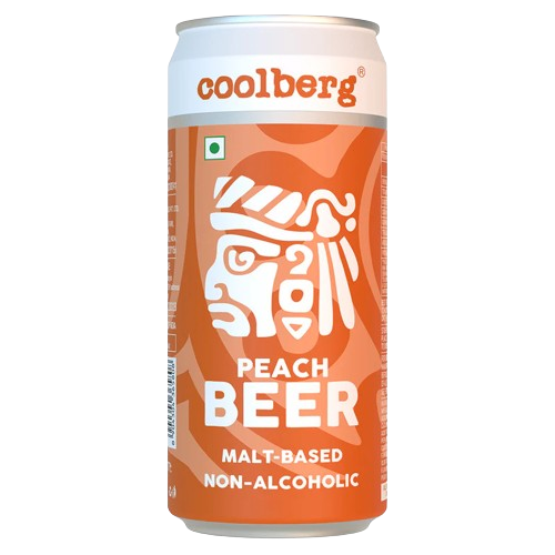 Coolberg nước trái cây vị đào nước uống có ga Coolberg Peach Non Alcoholic 300ml