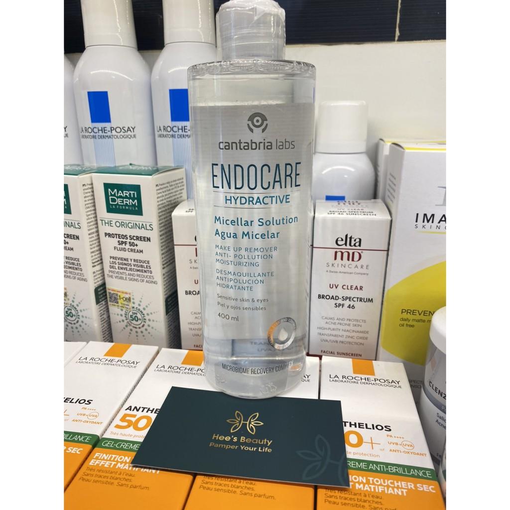 Nước tẩy trang Endocare Micellar Solution Agua Micelar 400ml