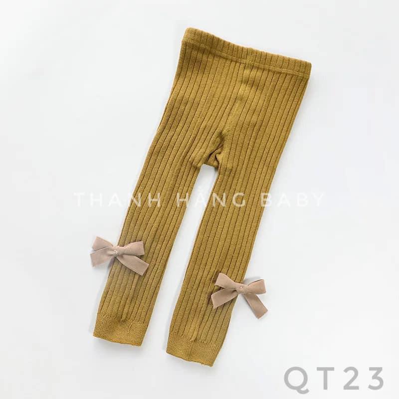 Quần Legging Cho Bé Gái, Quần Tất Hàn Nơ Xinh Cho Bé Thanh Hằng Baby Từ 6 tháng - 4 Tuổi