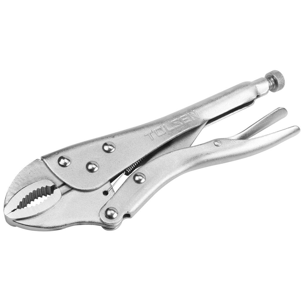 Kìm bấm miệng cong Tolsen 10 inch 10051 - Chất kiệu thép Carbon