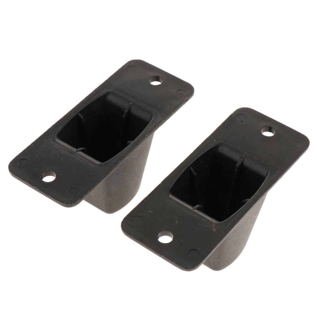 2X Replacement Part Plastic Luggage Side Stud Foot Feet Pad