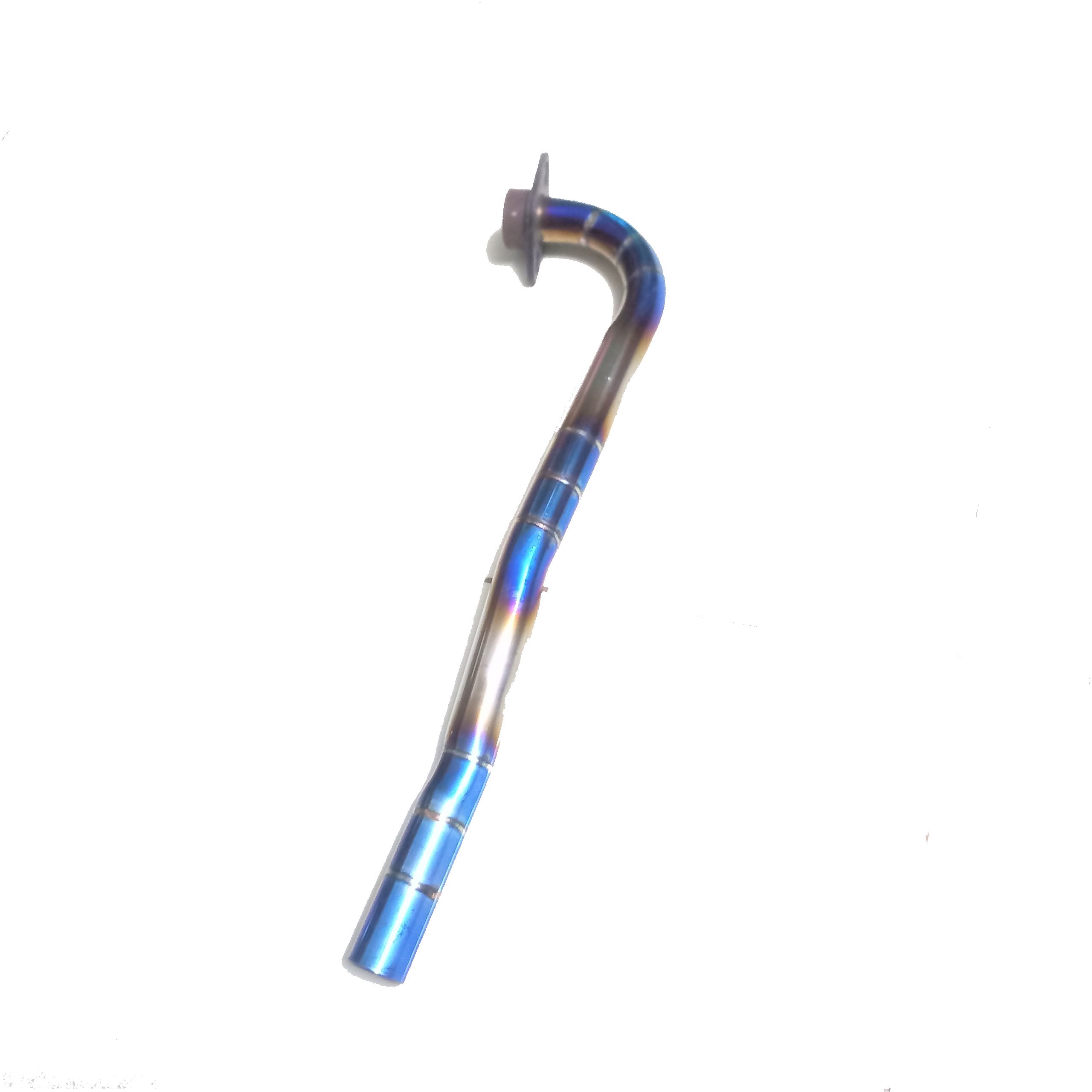 Cổ pô inox 304 lên màu gắn cho xe Sirius Fi
