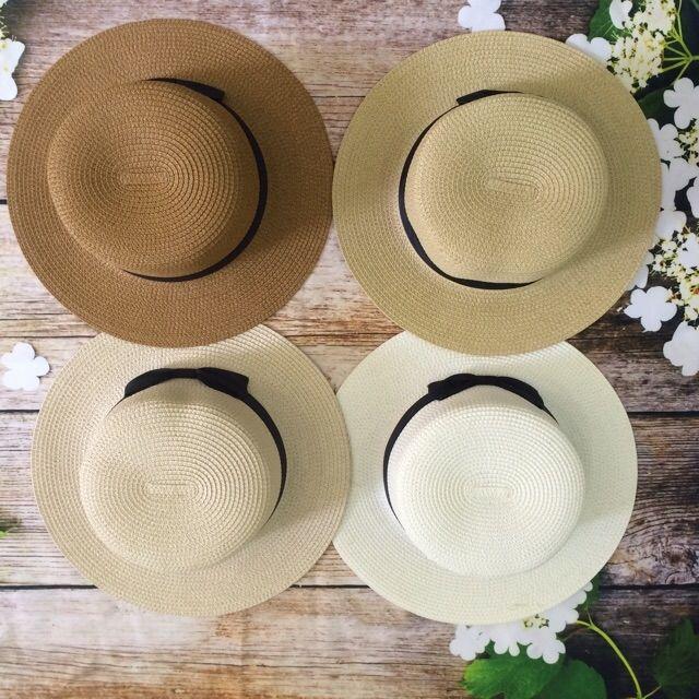 Nón Cói Nữ Rộng Vành Đi Biển BOATER Nhiều Màu Vintage