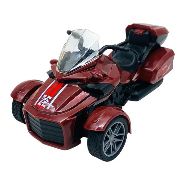 Đồ Chơi Siêu Xe 3 Bánh Spyder Bản Hybrid Chạy Trớn - Six-Six-Zero 7577 (850-11) - Màu Đỏ