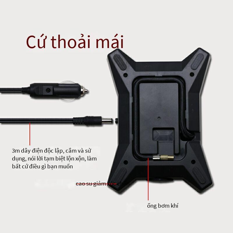 Máy bơm không khí ô tô thuận lợi nhất Máy bơm không khí ô tô 12V di động cho lốp ô tô điện cộng với máy bơm