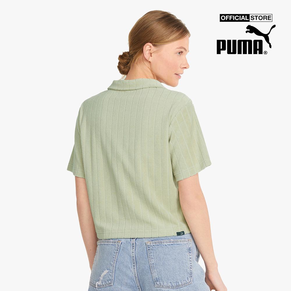 PUMA - Áo thun polo nữ Downtown Towelling 533589