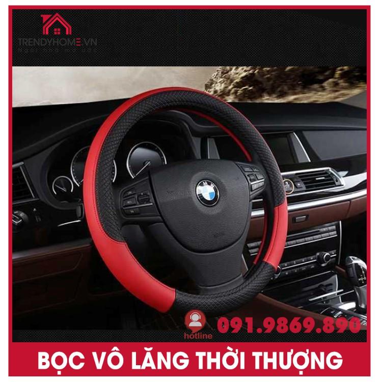 Bọc vô lăng xe Ô TÔ Da PU thoáng khí Bọc vô lăng nhập khẩu hàng xịn nhất