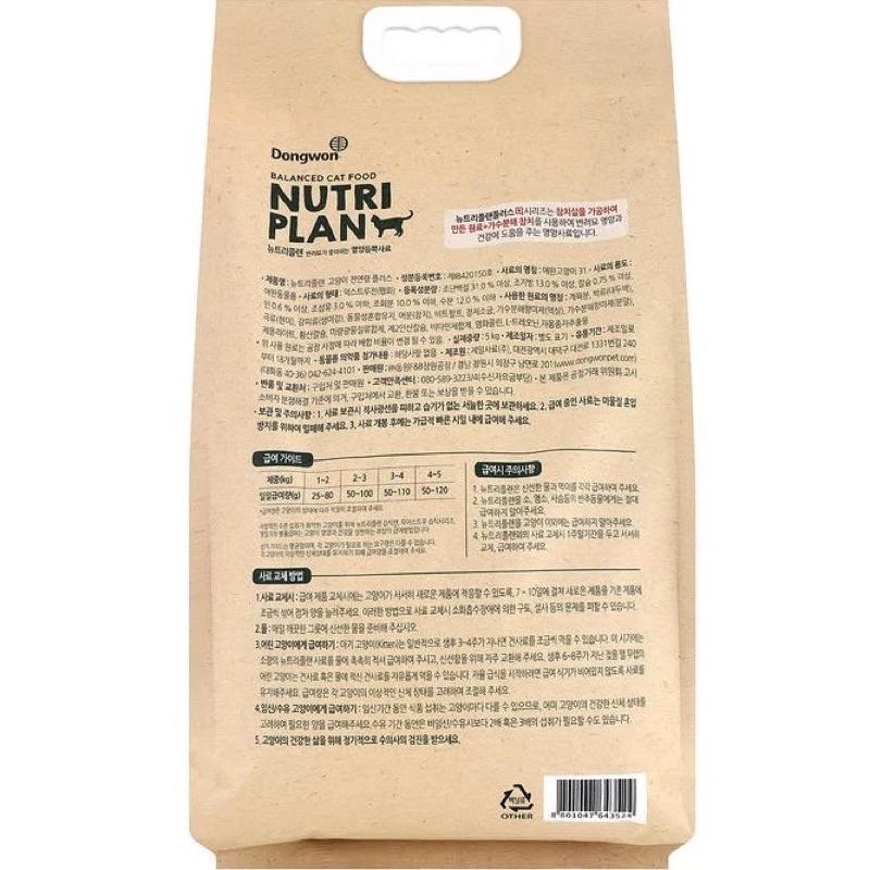 Gói chiết Hạt cao cấp NutriPlan cho mèo mọi lứa tuổi gói chiết 500gr, 1kg
