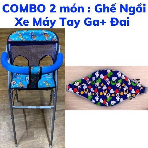 Combo ghế ngồi xe Vision và đai an toàn