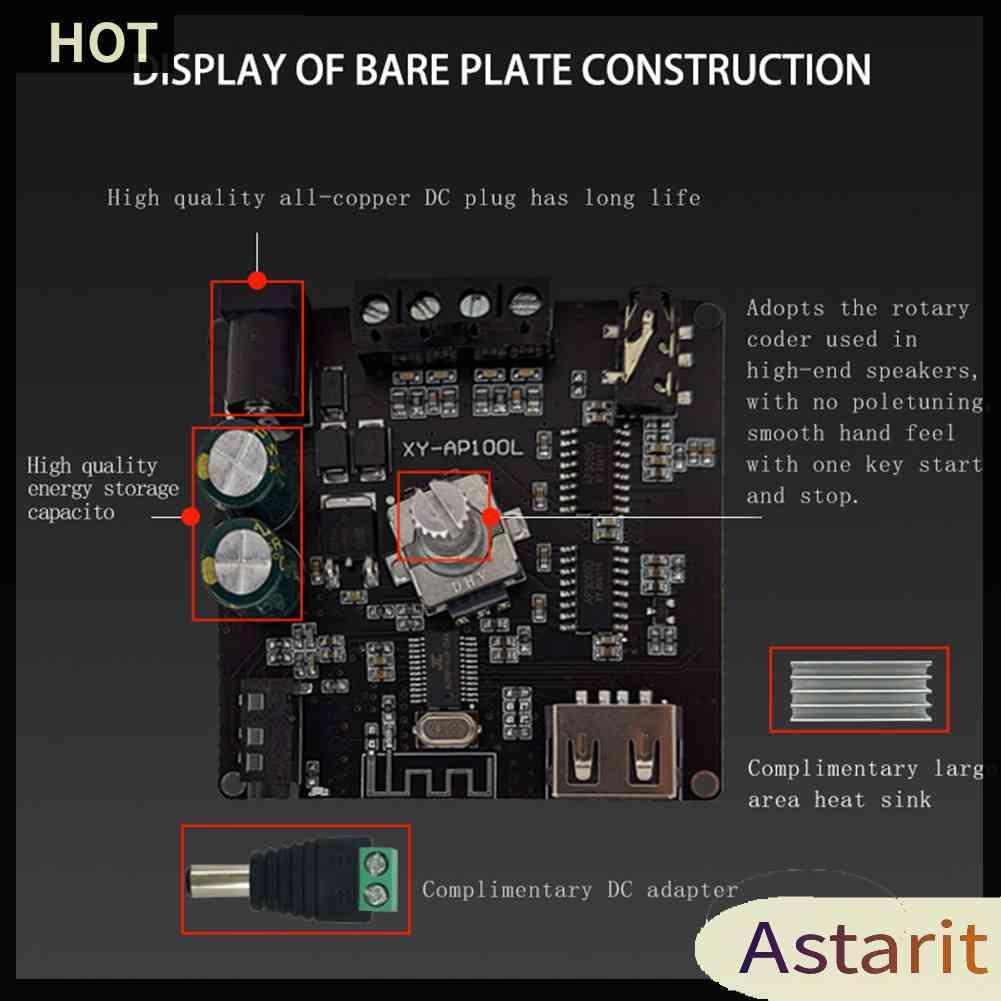 Bảng Mạch Khuếch Đại Âm Thanh Kỹ Thuật Số Kênh 2.0 XY-AP100L 100Wx2