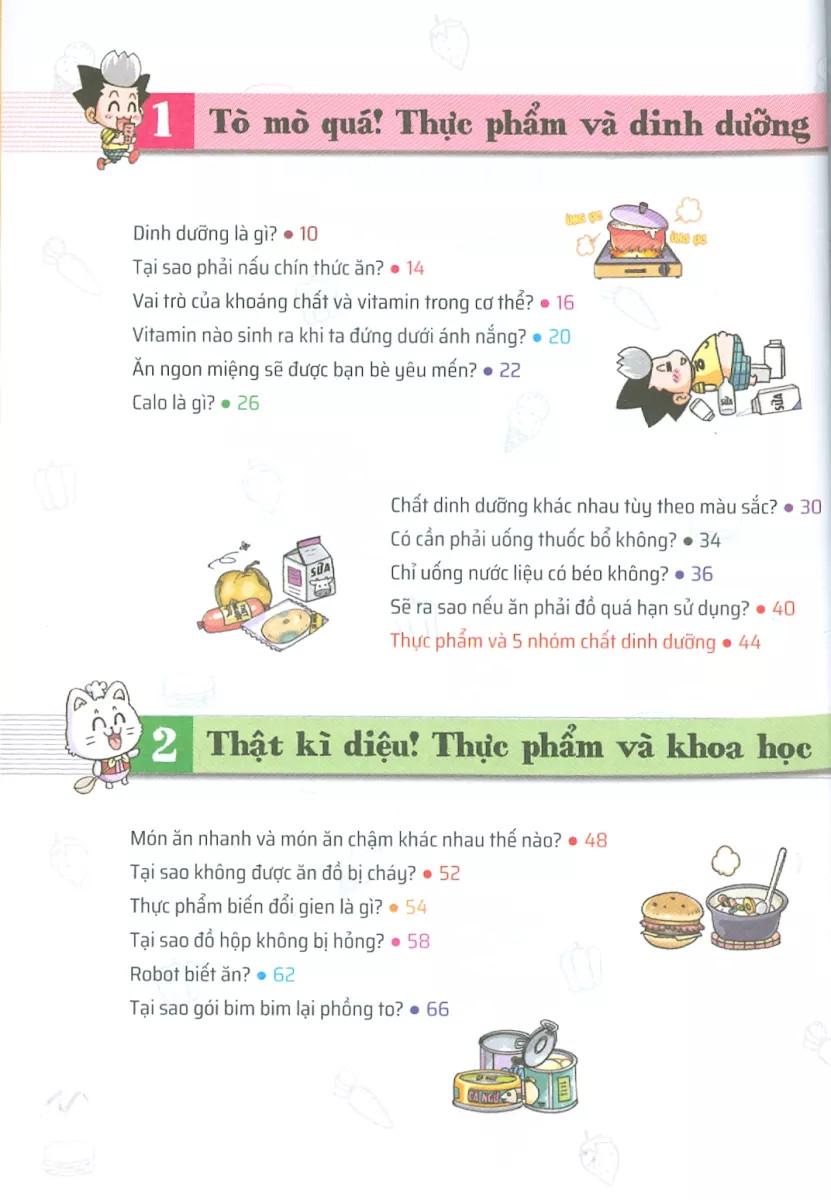 Quiz! Khoa học kì thú – Thực phẩm - Dinh dưỡng