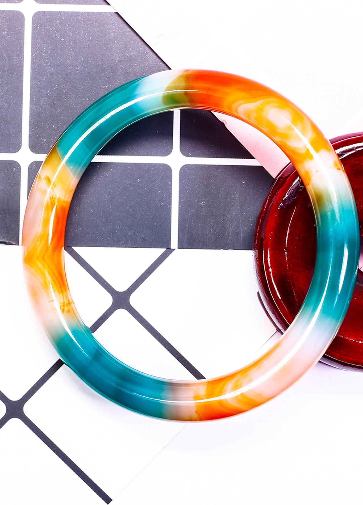 Vòng tay đá mã não tam tài ni 58 - Ngọc Quý Gemstones