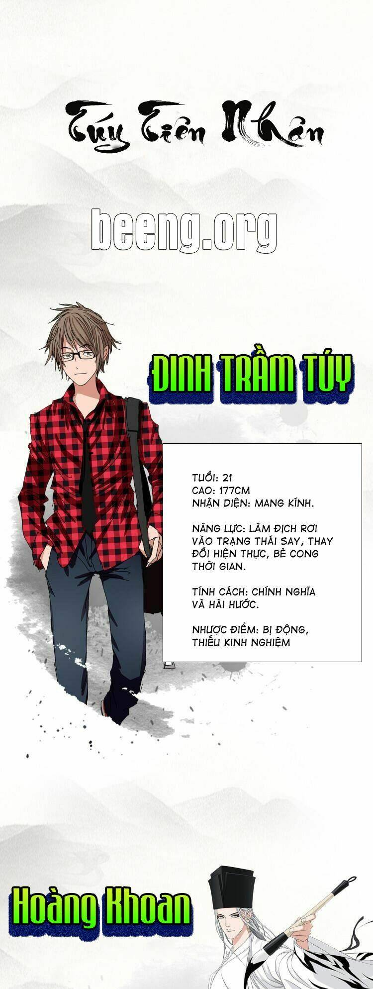 túy tiên nhân liệt truyện chapter 0 1