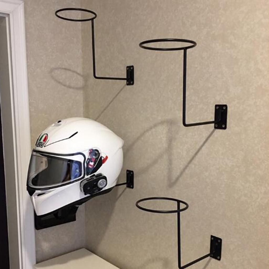 Wall Mounted Motorcycle Display Holder Stand Jacket Hat Rack Hanger