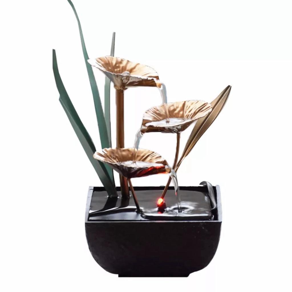 Tháp Lá Sen Trang Trí Nước Phong Thủy
