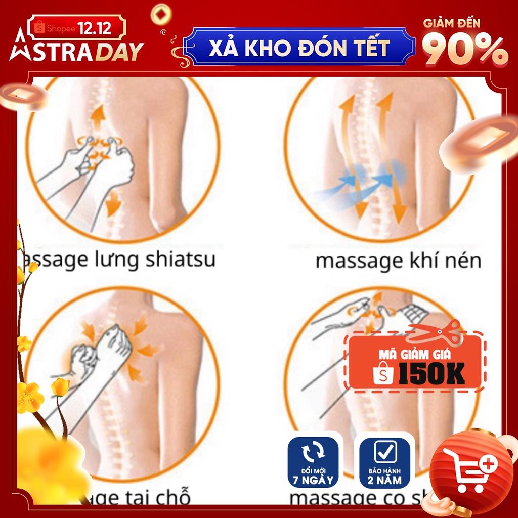 Đệm ghế massage hồng ngoại beurer MG320, massage trị liệu lưng, cổ cột sống, massage khí nén và shiats