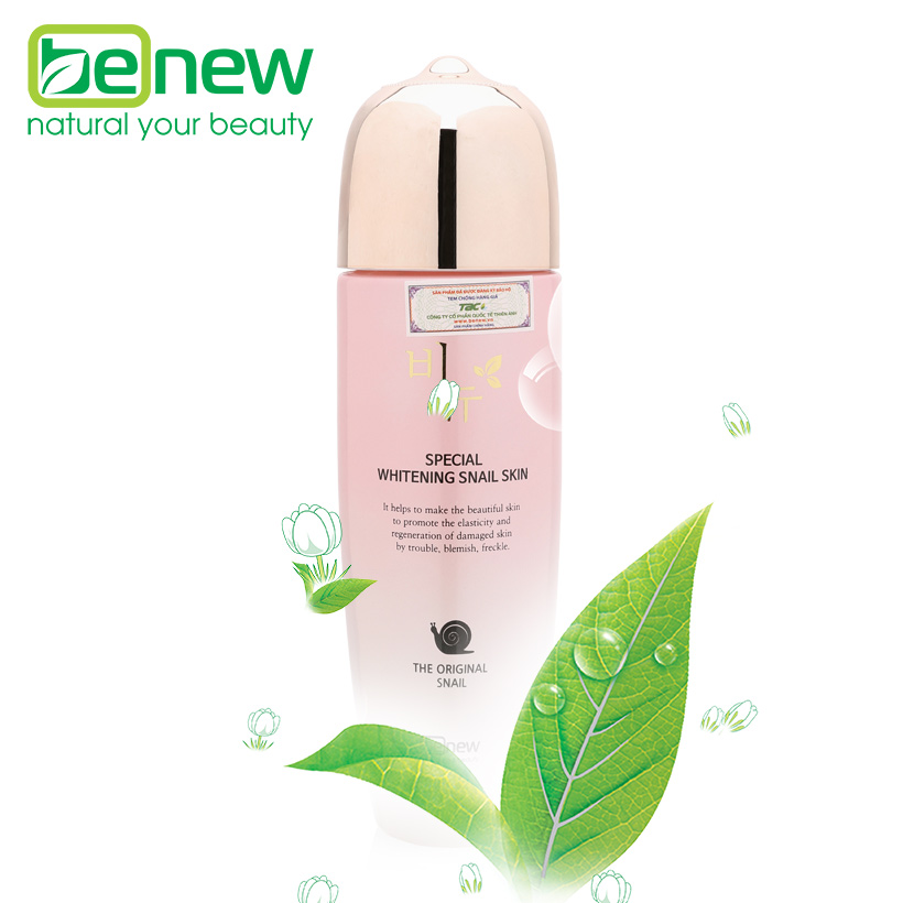 Nước Hoa Hồng Trắng Da Và Ngừa Lão Hóa Ốc Sên Benew Special Whitening Snail Skin (150ml) - Hàn Quốc Chính Hãng