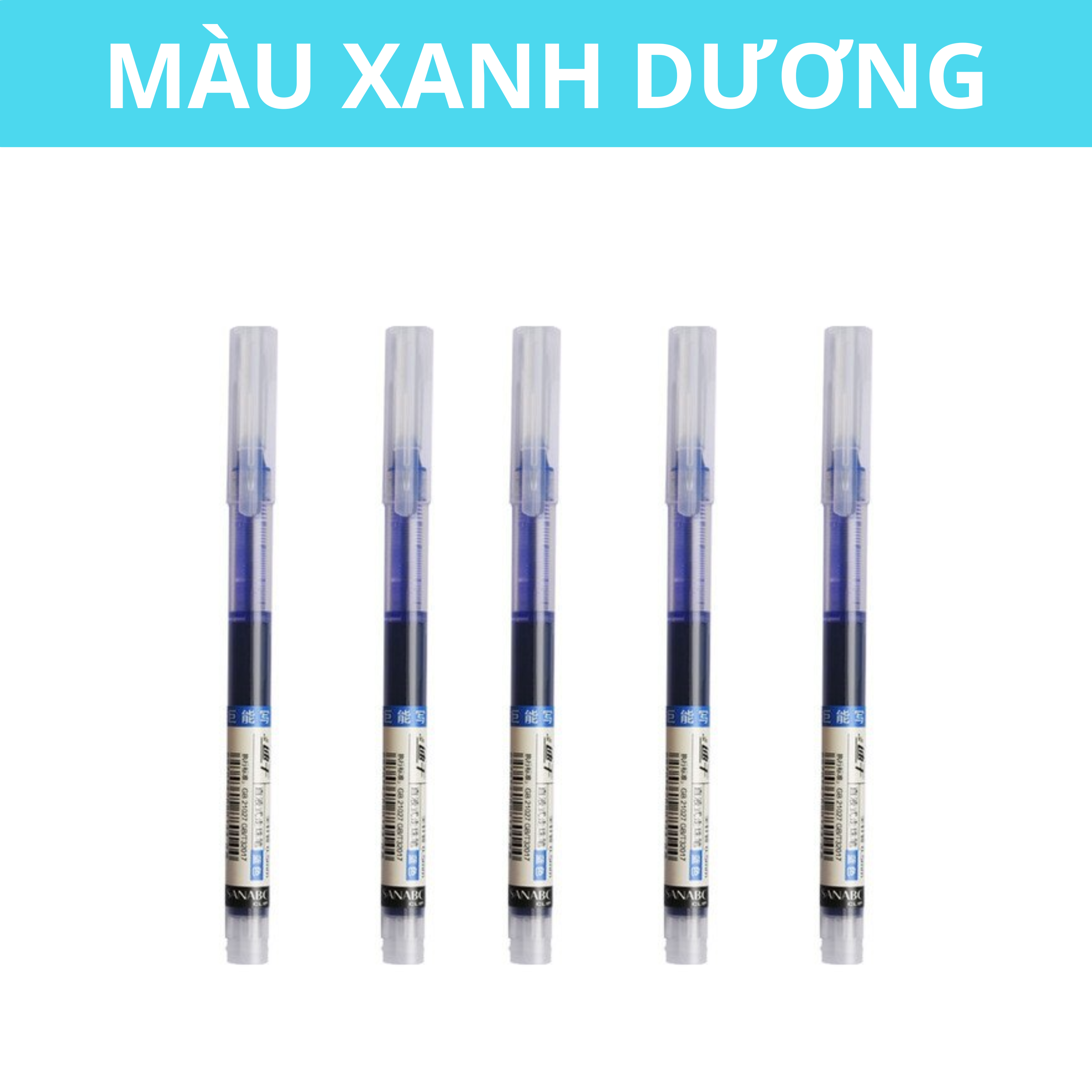 Bút gel viết mượt dạng lỏng mực xanh đỏ đen mực đều văn phòng luyện chữ học tập ngòi nhỏ gọn 0.5mm Legaxi