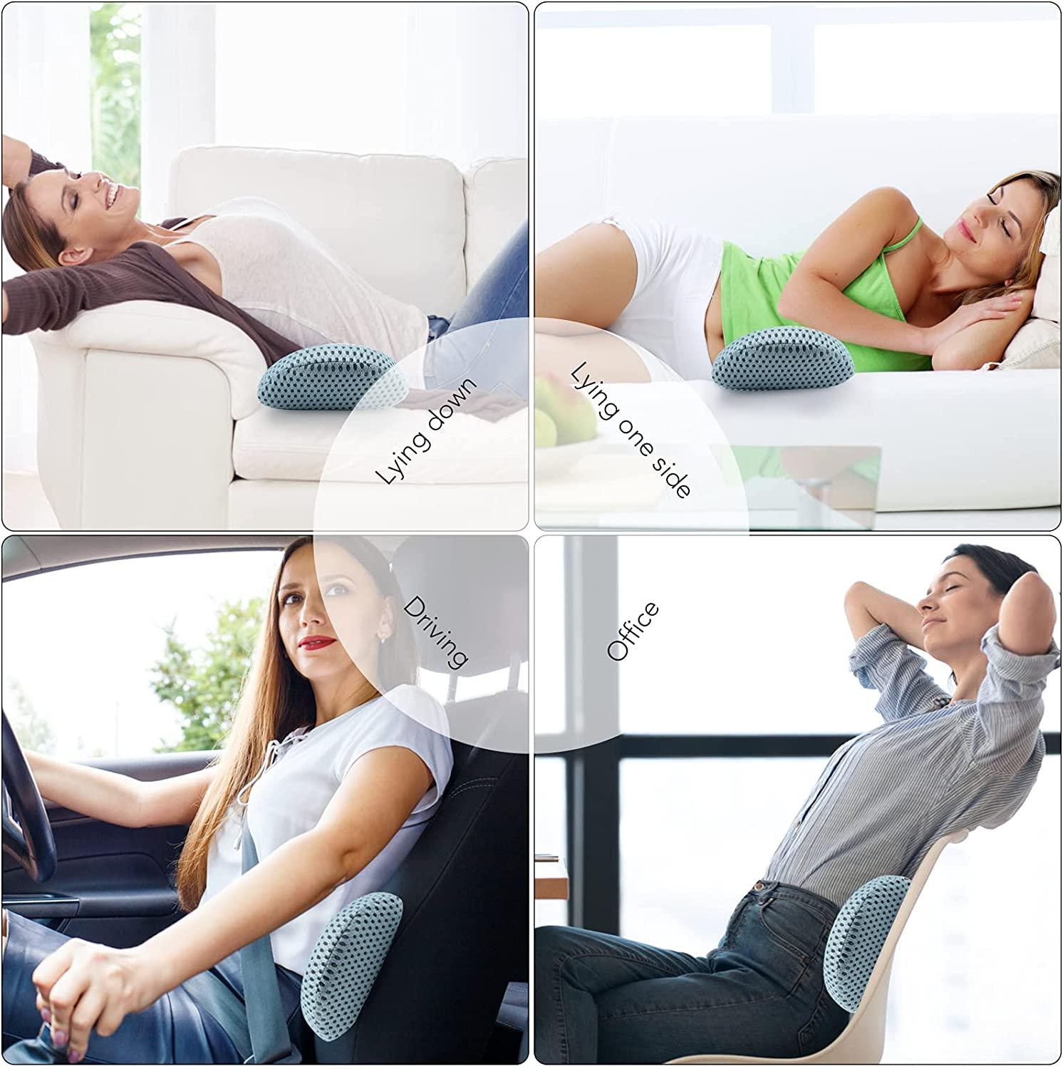 Gối thắt lưng, đệm hỗ trợ thắt lưng khi ngủ, phân tán áp lực thắt lưng, giảm đau lưng dưới, nằm nghiêng hoặc nằm ngửa Hỗ trợ thắt lưng chỉnh hình