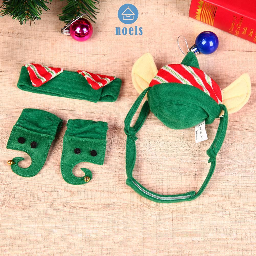 Set 4 Món Đồ Giáng Sinh Ấm Áp Cho Thú Cưng