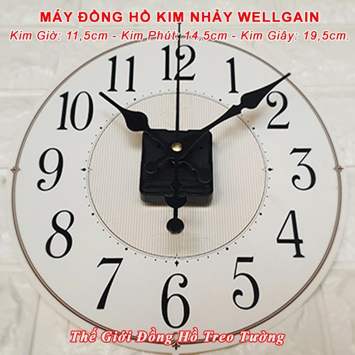 Máy Đồng Hồ WELLGAIN KIM NHẢY Cao Cấp – Bộ KIM ĐẠI  - Tặng Pin AA Vỏ Nhôm - Bảo Hành 1 Năm