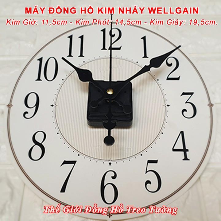 Máy Đồng Hồ WELLGAIN KIM NHẢY Cao Cấp – Bộ KIM ĐẠI (19.5 x 14.5 x 11.5) - Tặng Pin AA Vỏ Nhôm - Bảo Hành 1 Năm